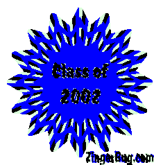 Click to get the codes for this image. Class Of 2002 Blinking Blue Starburst Glitter Graphic, Class Of 2002 Free glitter graphic image designed for posting on Facebook, Twitter or any forum or blog.