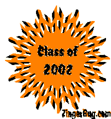 Click to get the codes for this image. Class Of 2002 Blinking Orange Starburst Glitter Graphic, Class Of 2002 Free glitter graphic image designed for posting on Facebook, Twitter or any forum or blog.