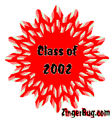 Click to get the codes for this image. Class Of 2002 Blinking Red Starburst Glitter Graphic, Class Of 2002 Free glitter graphic image designed for posting on Facebook, Twitter or any forum or blog.