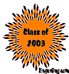 Click to get the codes for this image. Class Of 2003 Orange Starburst Glitter Graphic, Class Of 2003 Free glitter graphic image designed for posting on Facebook, Twitter or any forum or blog.
