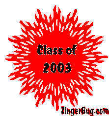 Click to get the codes for this image. Class Of 2003 Red Starburst Glitter Graphic, Class Of 2003 Free glitter graphic image designed for posting on Facebook, Twitter or any forum or blog.
