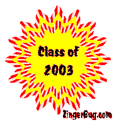 Click to get the codes for this image. Class Of 2003 Yellow Red Starburst Glitter Graphic, Class Of 2003 Free glitter graphic image designed for posting on Facebook, Twitter or any forum or blog.