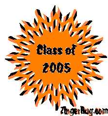 Click to get the codes for this image. Class Of 2005 Orange Starburst Glitter Graphic, Class Of 2005 Free glitter graphic image designed for posting on Facebook, Twitter or any forum or blog.