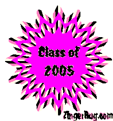 Click to get the codes for this image. Class Of 2005 Pink Starburst Glitter Graphic, Class Of 2005 Free glitter graphic image designed for posting on Facebook, Twitter or any forum or blog.