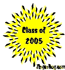 Click to get the codes for this image. Class Of 2005 Yellow Starburst Glitter Graphic, Class Of 2005 Free glitter graphic image designed for posting on Facebook, Twitter or any forum or blog.