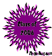 Click to get the codes for this image. Class Of 2006 Purple Starburst Glitter Graphic, Class Of 2006 Free glitter graphic image designed for posting on Facebook, Twitter or any forum or blog.