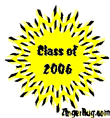 Click to get the codes for this image. Class Of 2006 Yellow Starburst Glitter Graphic, Class Of 2006 Free glitter graphic image designed for posting on Facebook, Twitter or any forum or blog.