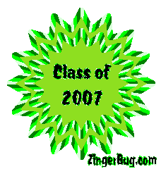 Click to get the codes for this image. Class Of 2007 Green Starburst Glitter Graphic, Class Of 2007 Free glitter graphic image designed for posting on Facebook, Twitter or any forum or blog.