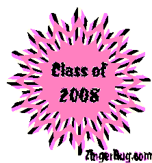 Click to get the codes for this image. Class Of 2008 Pink Starburst Glitter Graphic, Class Of 2008 Free glitter graphic image designed for posting on Facebook, Twitter or any forum or blog.