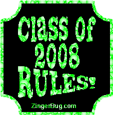 Click to get the codes for this image. Class Of 2008 Rules Green Bubbles Plaque Glitter Graphic, Class Of 2008 Free glitter graphic image designed for posting on Facebook, Twitter or any forum or blog.