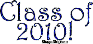 Click to get the codes for this image. Class Of 2010 Royal Blue Glitter Text, Class Of 2010 Free glitter graphic image designed for posting on Facebook, Twitter or any forum or blog.