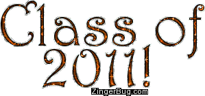 Click to get the codes for this image. Class Of 2011 Orange Glitter Text, Class Of 2011 Free glitter graphic image designed for posting on Facebook, Twitter or any forum or blog.