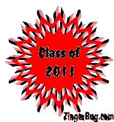 Click to get the codes for this image. Class Of 2011 Red Starburst Glitter Graphic, Class Of 2011 Free glitter graphic image designed for posting on Facebook, Twitter or any forum or blog.