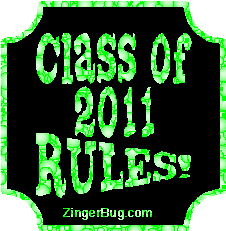 Click to get the codes for this image. Class Of 2011 Rules Green Bubbles Plaque Glitter Graphic, Class Of 2011 Free glitter graphic image designed for posting on Facebook, Twitter or any forum or blog.