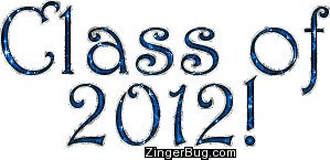 Click to get the codes for this image. Class Of 2012 Blue Glitter Text, Class Of 2012 Free glitter graphic image designed for posting on Facebook, Twitter or any forum or blog.