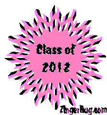 Click to get the codes for this image. Class Of 2012 Pink Starburst Glitter Graphic, Class Of 2012 Free glitter graphic image designed for posting on Facebook, Twitter or any forum or blog.