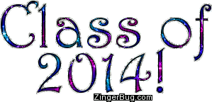 Click to get the codes for this image. Class Of 2014 Pink Blue Glitter Text, Class Of 2014 Free glitter graphic image designed for posting on Facebook, Twitter or any forum or blog.