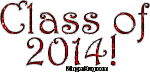 Click to get the codes for this image. Class Of 2014 Red Glitter Text, Class Of 2014 Free glitter graphic image designed for posting on Facebook, Twitter or any forum or blog.