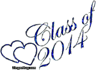 Click to get the codes for this image. Class Of 2014 Royal Blue Glitter With Hearts, Class Of 2014 Free glitter graphic image designed for posting on Facebook, Twitter or any forum or blog.