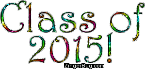 Click to get the codes for this image. Class Of 2015 Colorful Glitter Text, Class Of 2015 Free glitter graphic image designed for posting on Facebook, Twitter or any forum or blog.