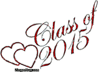 Click to get the codes for this image. Class Of 2015 Red Glitter With Hearts, Class Of 2015 Free glitter graphic image designed for posting on Facebook, Twitter or any forum or blog.