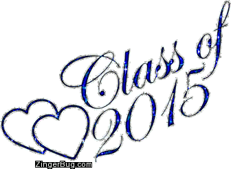 Click to get the codes for this image. Class Of 2015 Royal Blue Glitter With Hearts, Class Of 2015 Free glitter graphic image designed for posting on Facebook, Twitter or any forum or blog.