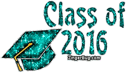 Click to get the codes for this image. Class Of 2016 Teal Glitter Text With Graduation Cap, Class Of 2016 Free glitter graphic image designed for posting on Facebook, Twitter or any forum or blog.