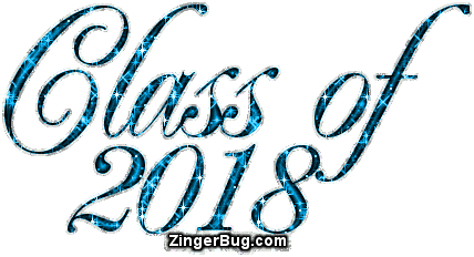 Click to get the codes for this image. Class Of 2018 Light Blue Glitter Script, Class Of 2018 Free glitter graphic image designed for posting on Facebook, Twitter or any forum or blog.