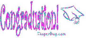 Click to get the codes for this image. Congraduation Pink Glitter Text Graphic, Graduation Free Image, Glitter Graphic, Greeting or Meme for any Facebook, Twitter or any blog.