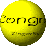 Click to get the codes for this image. This cute graphic is a 3D round yellow rotating smiley face with the comment: Congrats!