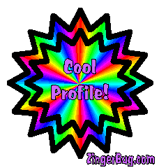 Click to get the codes for this image. Cool Profile Rainbow Starburst Graphic, Cool Free Image, Glitter Graphic, Greeting or Meme for Facebook, Twitter or any forum or blog.