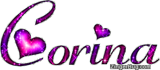 Click to get the codes for this image. Corina Pink And Purple Glitter Name, Girl Names Free Image Glitter Graphic for Facebook, Twitter or any blog.