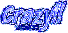 Click to get the codes for this image. Crazy Blue Glitter Graphic, Crazy Free Image, Glitter Graphic, Greeting or Meme for Facebook, Twitter or any blog.