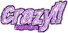 Click to get the codes for this image. Crazy Purple Glitter Graphic, Crazy Free Image, Glitter Graphic, Greeting or Meme for Facebook, Twitter or any blog.