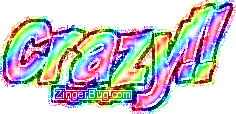 Click to get the codes for this image. Crazy Rainbow Glitter Graphic, Crazy Free Image, Glitter Graphic, Greeting or Meme for Facebook, Twitter or any blog.