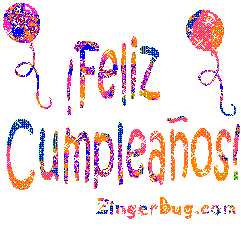 Click to get the codes for this image. Feliz Cumpleanos Glitter Balloons, Birthday Balloons, Feliz Cumpleanos Spanish, Spanish, Happy Birthday Free Image, Glitter Graphic, Greeting or Meme for Facebook, Twitter or any forum or blog.
