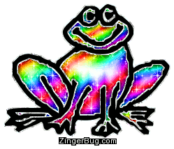 Click to get the codes for this image. Cute Rainbow Glitter Frog, Animal, Animals Free Image, Glitter Graphic, Greeting or Meme for Facebook, Twitter or any forum or blog.