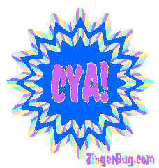Click to get the codes for this image. Cya Blue Starburst Graphic, CYA Free Image, Glitter Graphic, Greeting or Meme for Facebook, Twitter or any forum or blog.
