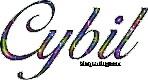 Click to get the codes for this image. Cybil Multi Colored Glitter Name, Girl Names Free Image Glitter Graphic for Facebook, Twitter or any blog.
