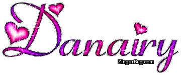 Click to get the codes for this image. Danairy Pink And Purple Glitter Name, Girl Names Free Image Glitter Graphic for Facebook, Twitter or any blog.