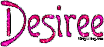 Click to get the codes for this image. Desiree Cherry Red Glitter Name, Girl Names Free Image Glitter Graphic for Facebook, Twitter or any blog.