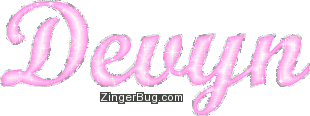 Click to get the codes for this image. Devyn Pink Glitter Name, Girl Names Free Image Glitter Graphic for Facebook, Twitter or any blog.