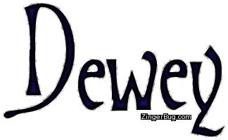 Click to get the codes for this image. Dewey Blue Glitter Name, Guy Names Free Image Glitter Graphic for Facebook, Twitter or any blog.