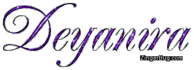 Click to get the codes for this image. Deyanira Purple Glitter Name, Girl Names Free Image Glitter Graphic for Facebook, Twitter or any blog.