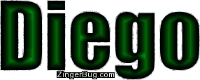 Click to get the codes for this image. Diego Green Glitter Name, Guy Names Free Image Glitter Graphic for Facebook, Twitter or any blog.