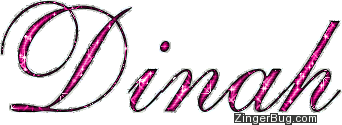 Click to get the codes for this image. Dinah Pink Glitter Name, Girl Names Free Image Glitter Graphic for Facebook, Twitter or any blog.