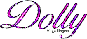Click to get the codes for this image. Dolly Pink And Purple Glitter Name, Girl Names Free Image Glitter Graphic for Facebook, Twitter or any blog.