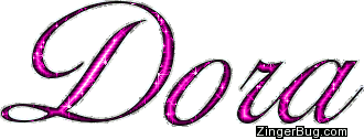Click to get the codes for this image. Dora Pink Glitter Name, Girl Names Free Image Glitter Graphic for Facebook, Twitter or any blog.