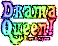 Click to get the codes for this image. Drama Queen Rainbow Glitter Text Graphic, Girly Stuff, Drama Queen Free Image, Glitter Graphic, Greeting or Meme for Facebook, Twitter or any forum or blog.