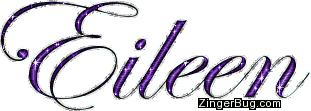 Click to get the codes for this image. Eileen Purple Glitter Name, Girl Names Free Image Glitter Graphic for Facebook, Twitter or any blog.